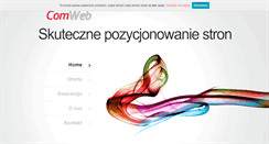 Desktop Screenshot of comweb.pl